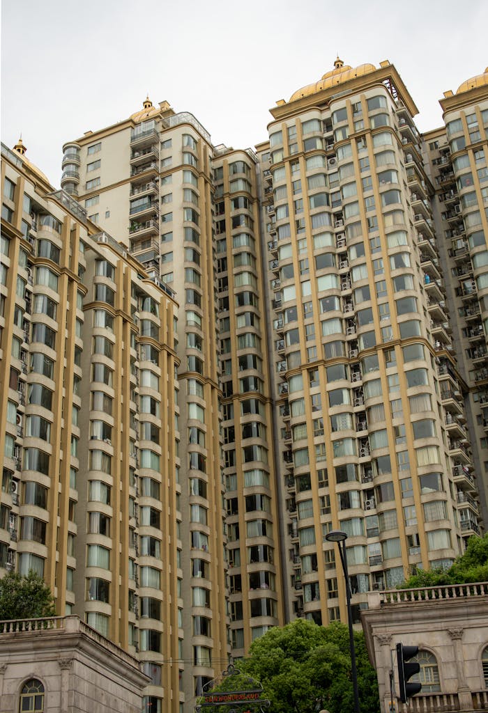 Free stock photo of apartment block, apartment building, apartment windows